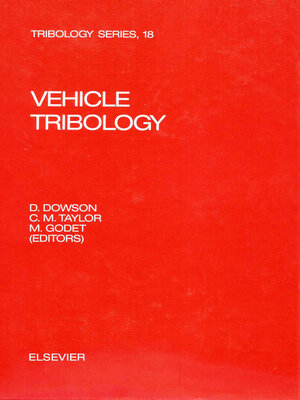 cover image of Vehicle Tribology